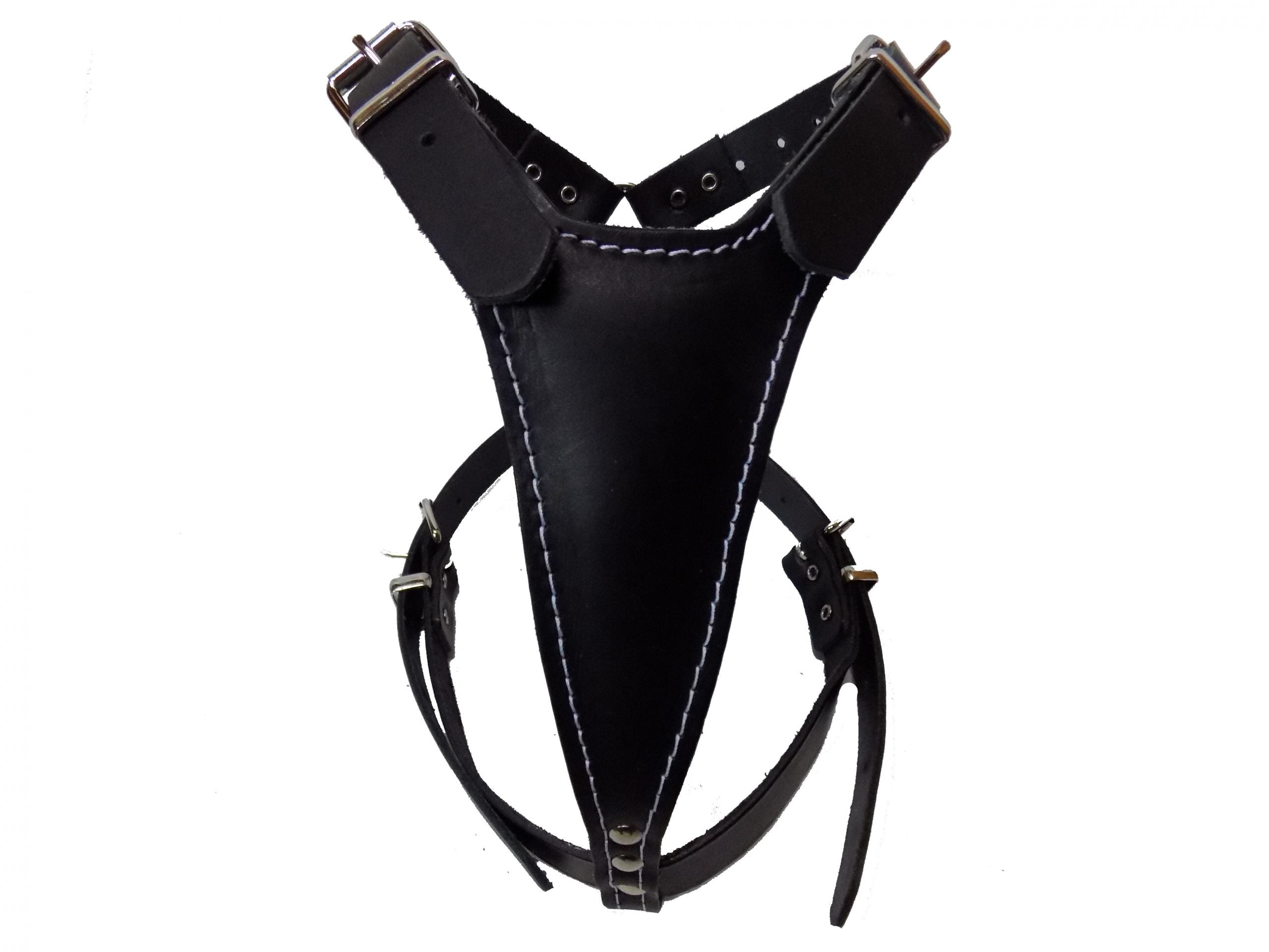 Medium leather hotsell dog harness