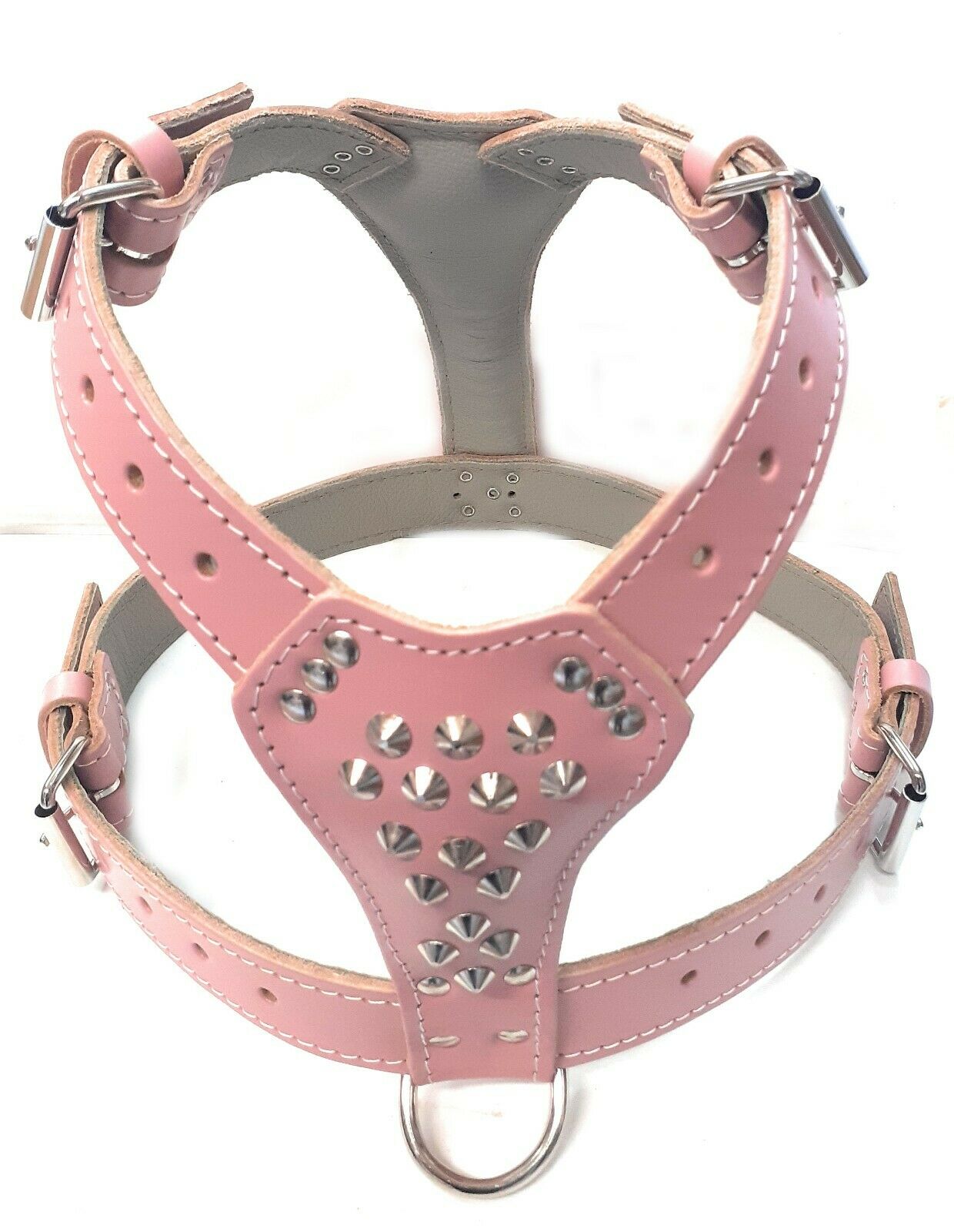 Studded dog hot sale harness